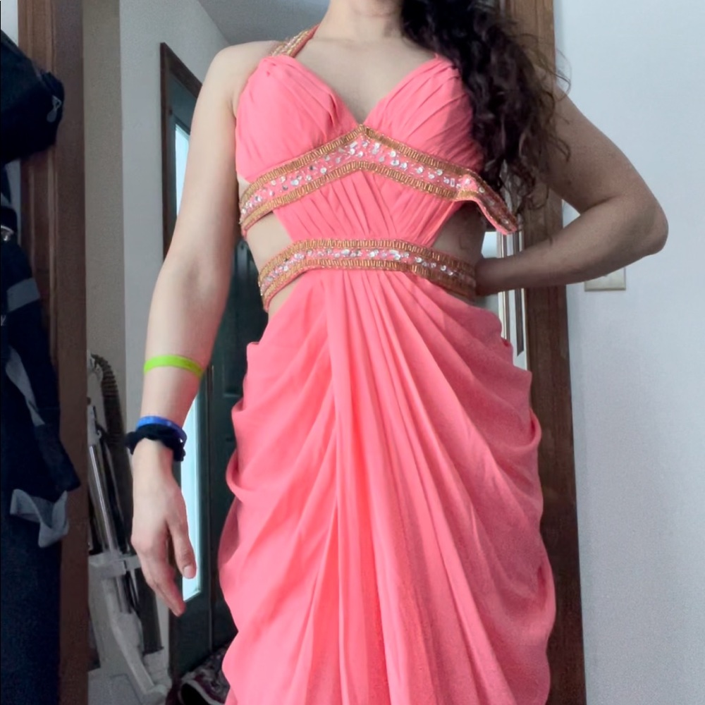 Pink prom dress